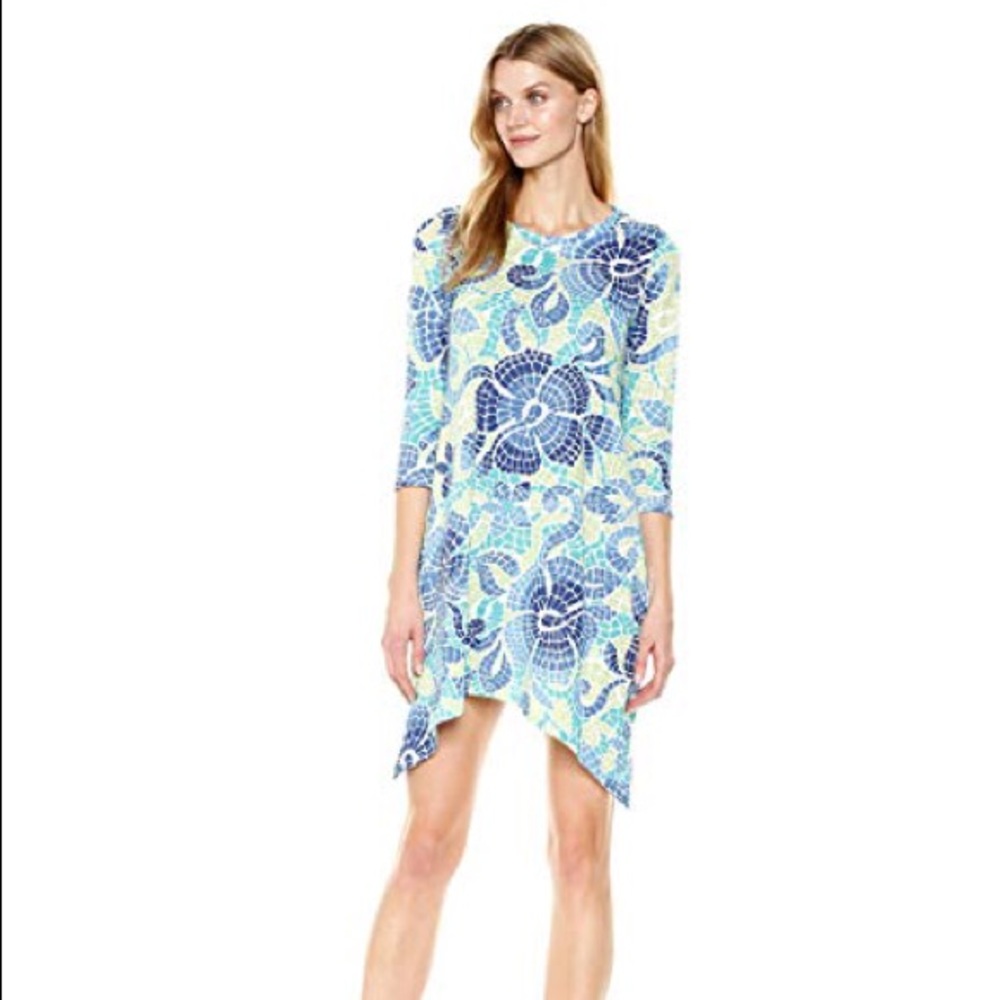 🌊Caribbean Joe Crew Neck Sharkbite Dress